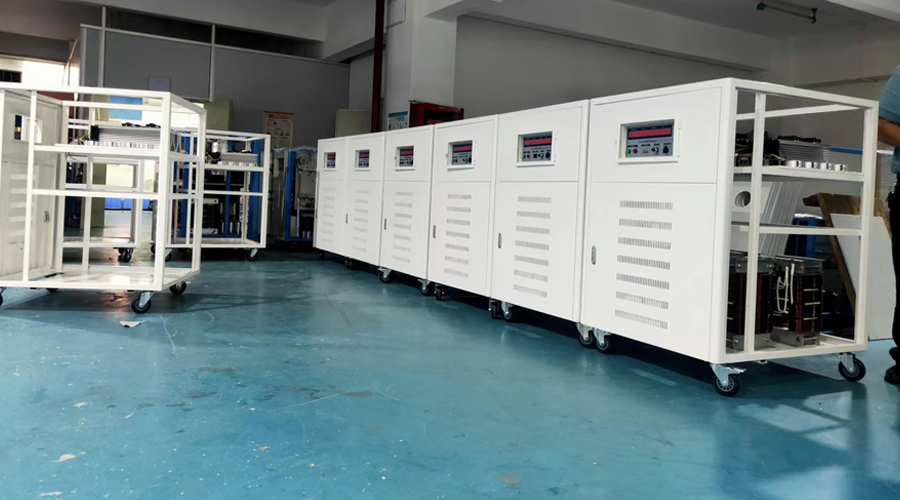 如何解决电网不同问题？广州电机产品客户订购13台45KVA三相变频电源